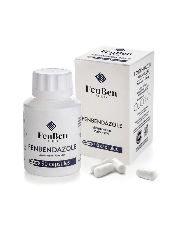Fenbendazole Capsules, 90 units, 444 mg, free delivery, fast shipping available